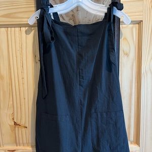 Women’s Shein shorts romper Size Large black. New without tags.